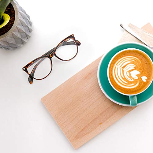 MEETSUN Non Prescription Glasses Frame for Women,Retro Cateye Fake Eyeglasses HD Clear Lens (Tortoise Frame Clear Lens) - Image 2