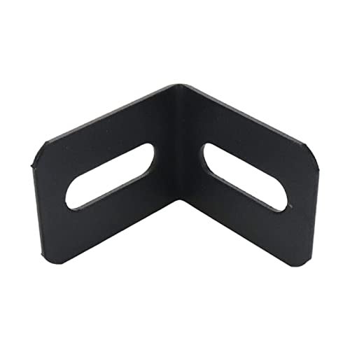 Dahszhi 4Pcs Adjustable 90 Degree L Shape Bracket Corner Connector Right Angle Brackets L Slotted Support Shelf Bracket, 1.97"x1.97"x1.5" - Image 3