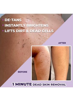 Sanfe Instant Tan & Dead Skin Removal Exfoliating Gel Visibly Removes Tan Aha Exfoliation In Minutes Smooth & Bright Skin 200G  - Image 3