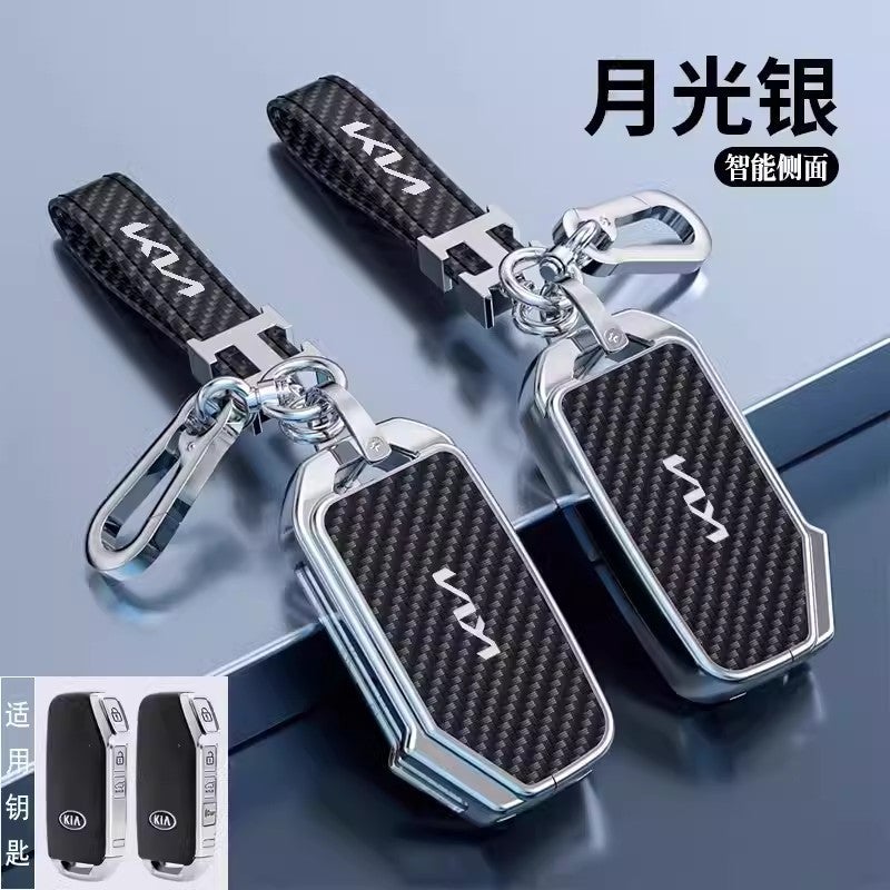 KIA Premium Zinc Alloy Key Case for Kia K3, K5, Rio, KX3, KX5, Seltos, Sportage, and more - Image 1