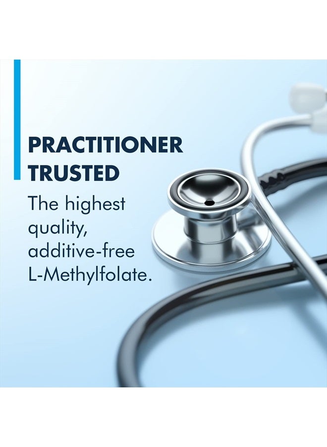 MethylPro 15mg L-Methylfolate (30 Capsules) - Professional Strength Active Methylfolate, 5-MTHF Supplement for Mood, Brain Health + Immune Support, Non-GMO + Gluten-Free with No Fillers - Image 4