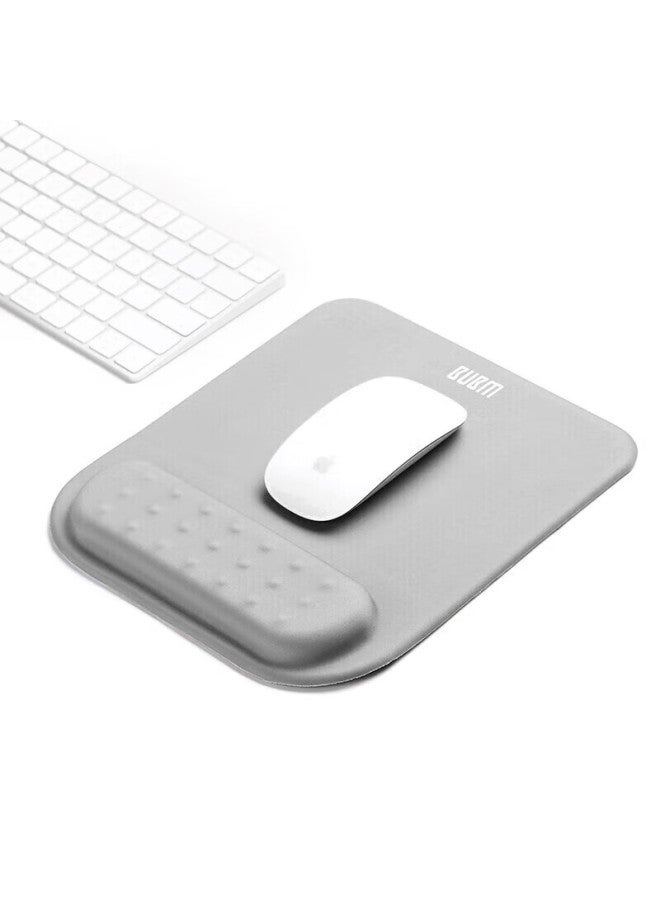 Bubm Memory Foam Mouse Pad Wrist Rest, Cute Creative Simple Silicone Laptop Mouse Wrist Support, Hand And Wrist Pad For Men, Jsm-b Gray - Image 4