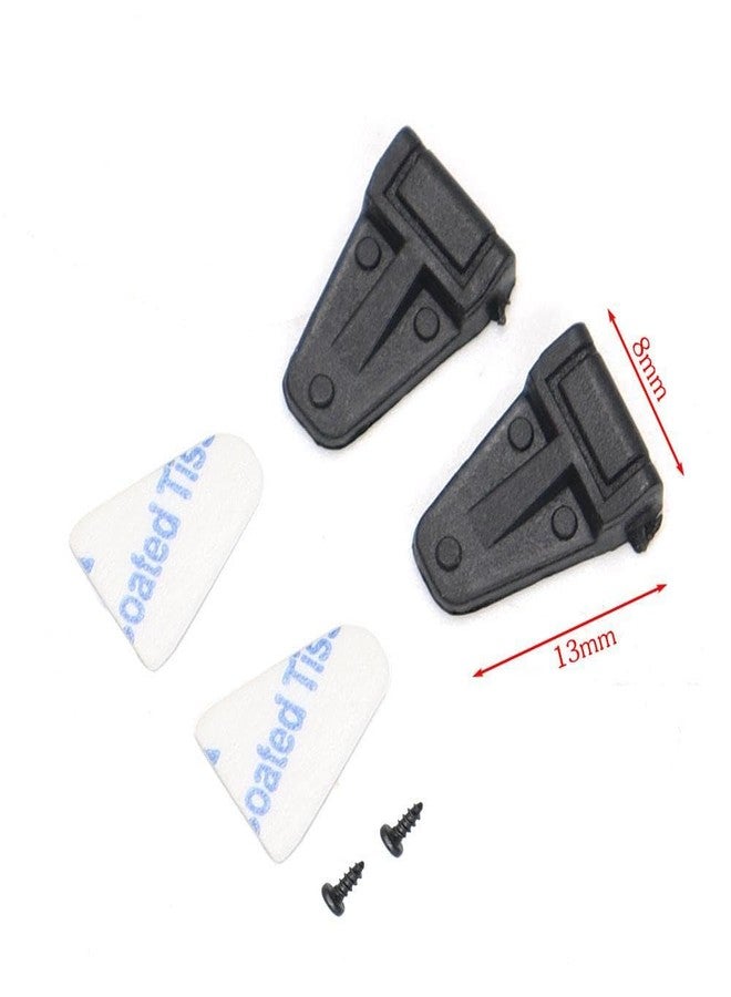 YSKMLOLP 2PCS Abs Plastic Door Hinge/Door Handle/Engine Hinge/Fuel Tank Port/air Inlet Suitable for 1/10 Rc Car Parts Traxxas Trx4 Axial Scx10(Hood Hinge) - Image 3