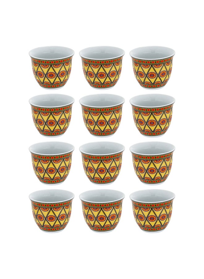 AL SANIDI Najdi engraving Completed anti-shock Mugs bag, Coffee mugs bag, Woody, Size 15*19.3*7.3Cm  - Image 4