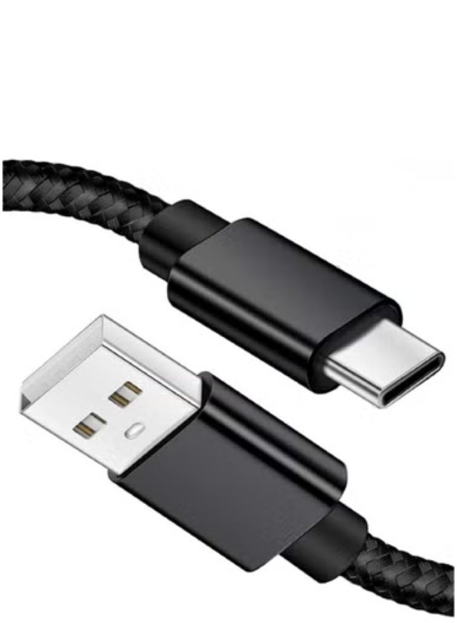 USB Type C Fast Charging Cable 2M 3A Fast Power Data Deliver Premium Nylon Compatible With Samsung Galaxy S21 S10 S9 S8 S20 Plus A3 A5 Note 20 10 Huawei P30 P20 Lite Mate 20 Pro - Image 1