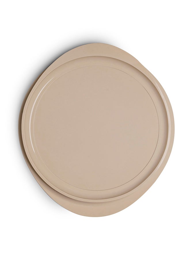 Citron Silicone Plate Suction Seal Secure Mealtime For Babies And Toddlers - Beige  - Image 2