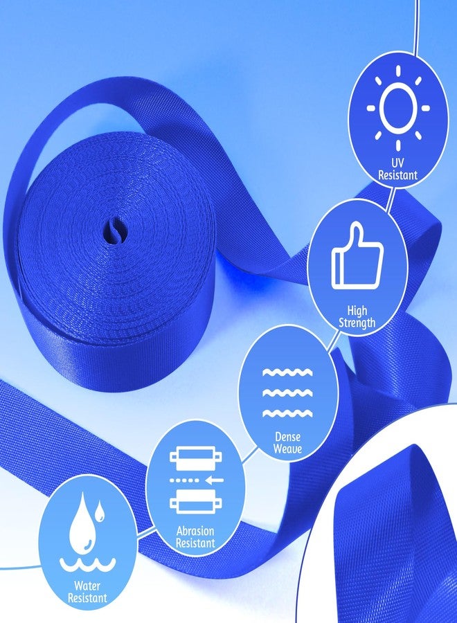 YOGHAVRS Nylon Webbing 1 Inch 1.5 Inch, 12 Rolls Webbing Strap for Bags, Pets, Climbing Outdoors Indoors Crafting DIY (A-12 Colors, 1 inch-3.3 Yards) - Image 4