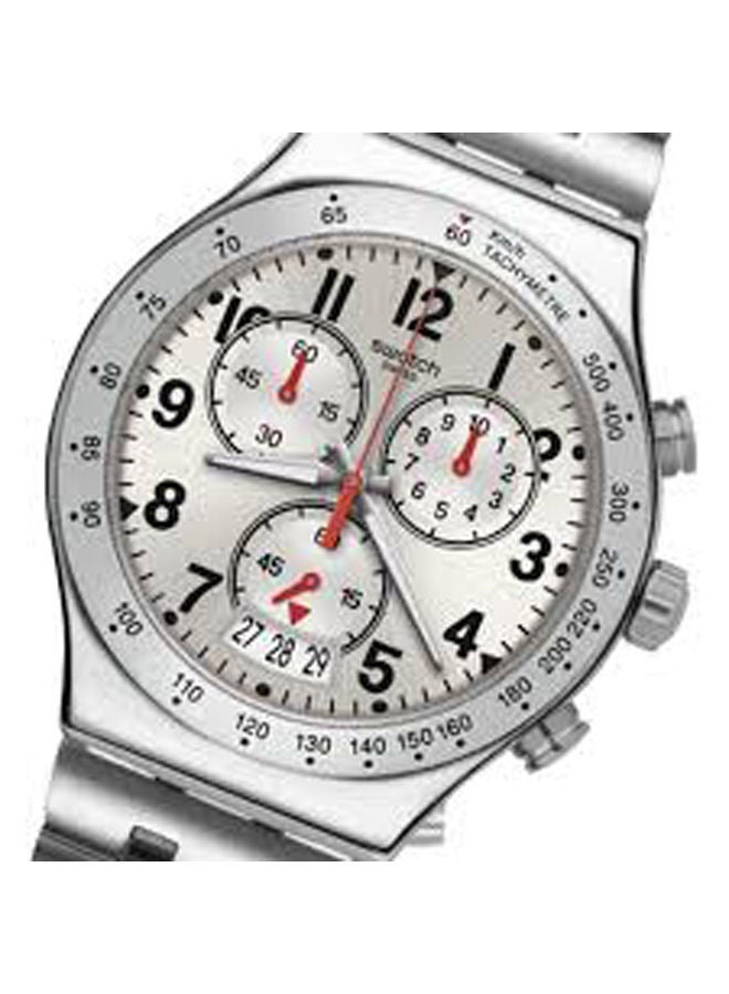 سواتش ساعة يد من الستانلس ستيل عقارب/مقابض YVS431GD - Image 2