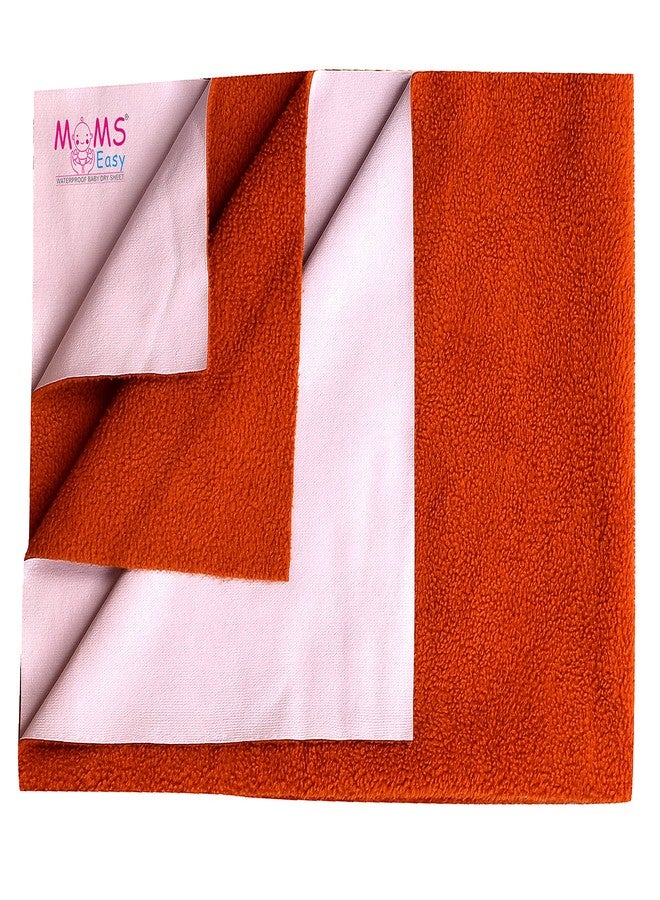 Moms Easy MOMSEASY® New Born Baby Extra Absorbent Dry Sheet, Baby Absorbent Mats & Quick Dry Sheet Maroon (X-Large, 200x140 CM) - Image 1