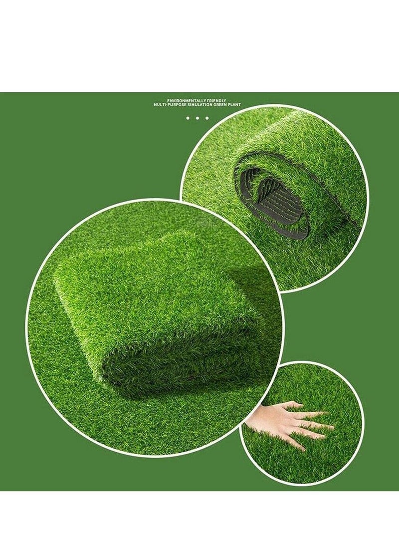 LINGWEI Artificial Grass Carpet Fake Grass Turf Garden Lawn Landscape Balcony Synthetic Turf Mat Thick Fake Grass Pet  - Image 3