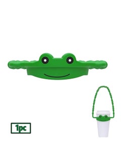 Generic 1pc Water Bottle Holder with Hand Strap, Silicone Water Bottle Sling for Stanley, Water Bottle Holder with Cartoon Animal Accessories, Fits Most 8-40 Ounces Water Bottles (Frog)  - Image 1