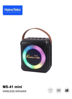 Haino Teko Haino Teko Germany MS 41 Mini Wireless Bluetooth Portable Speaker with Mic Black  - Image 2