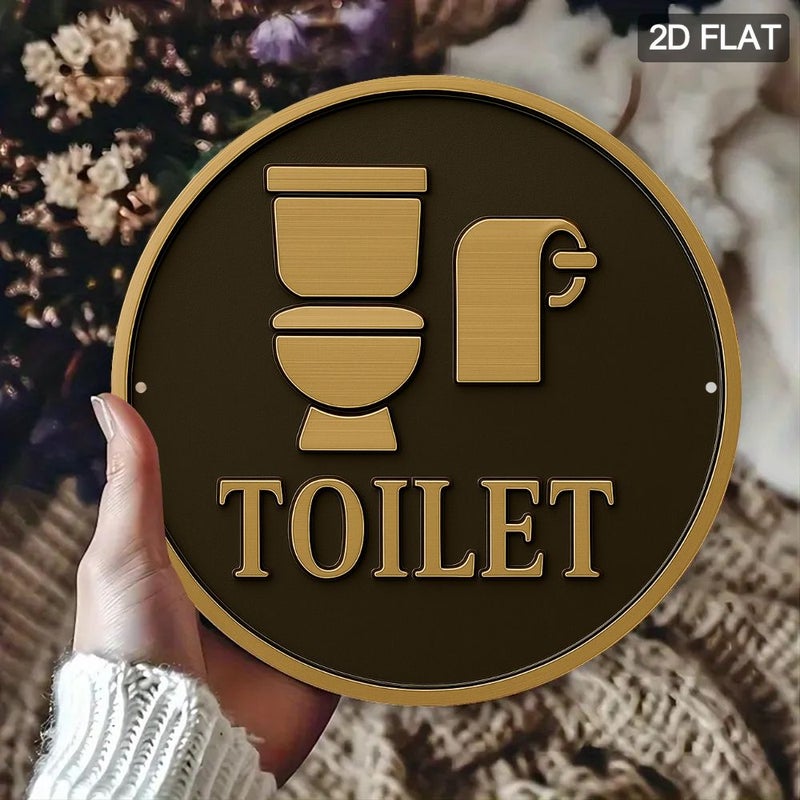 2D Flat Round Aluminum Sign 1pc 7.8x7.8 Inches Spring Decorations Holiday Signs Fun Gifts Farmhouse Wall Decor Door Decoration Home Porch Decor - Image 5