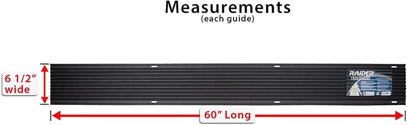 Raider 13-1234-02 60" x 6.5" Snowmobile Trailer Ski Guide, Single - Image 4
