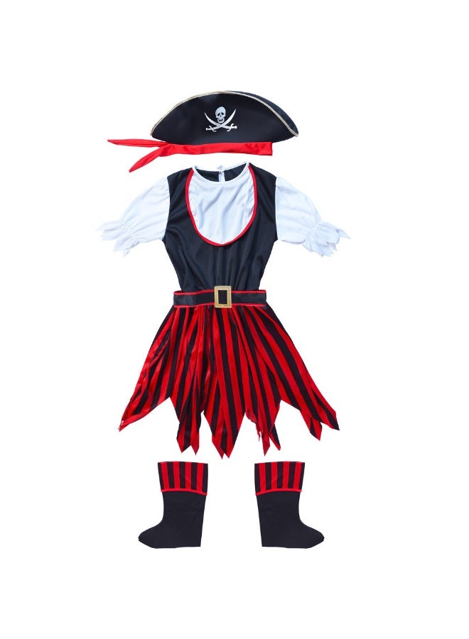 NIBEMINENT Halloween female pirate costume party Pirate cosplay costume Caribbean Pirate Captain Jack costume costume - Image 1