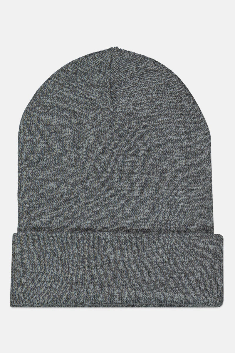 Hurley Men Brand Logo Beanie Hat, Grey  - Image 2