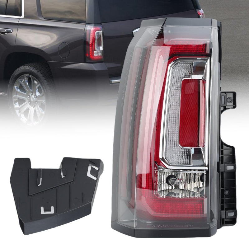 Clidr Tail Light Assembly for 2015 2016 2017 2018 2019 2020 GMC YukonYukon XL Driver Side