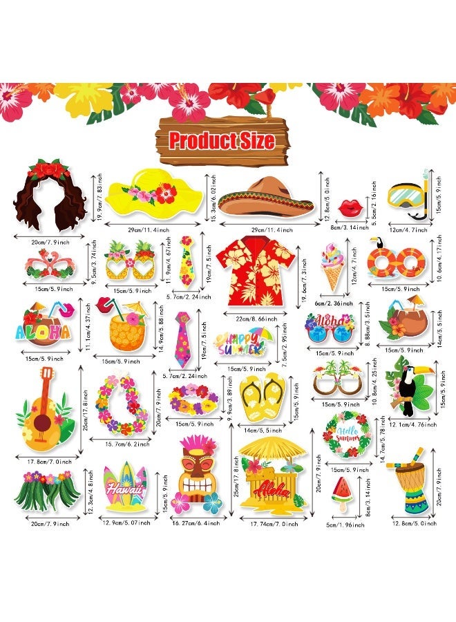 عالم البالونات 30 قطعة من دعامات حفلات كشك الصور، إكسسوارات ديكورات الحفلات، مستلزمات حفلات عيد الميلاد السعيد - Image 3