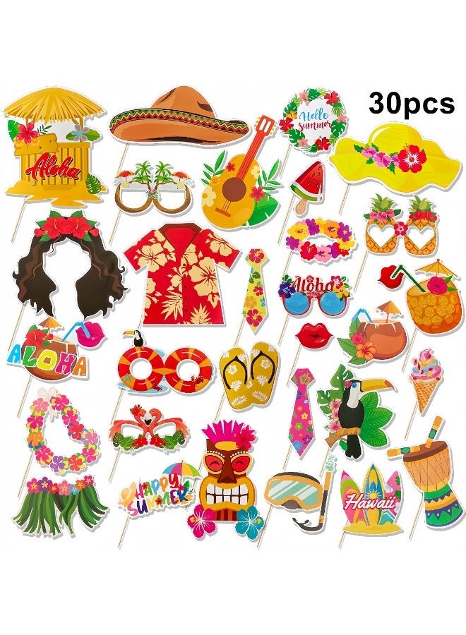 Balloon World 30-Piece Photo Booth Party Props,Party Decorations Accessories,Happy birthday party decorations party supplies - Image 1