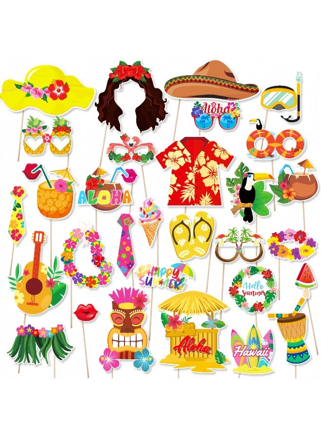 Balloon World 30-Piece Photo Booth Party Props,Party Decorations Accessories,Happy birthday party decorations party supplies - Image 2