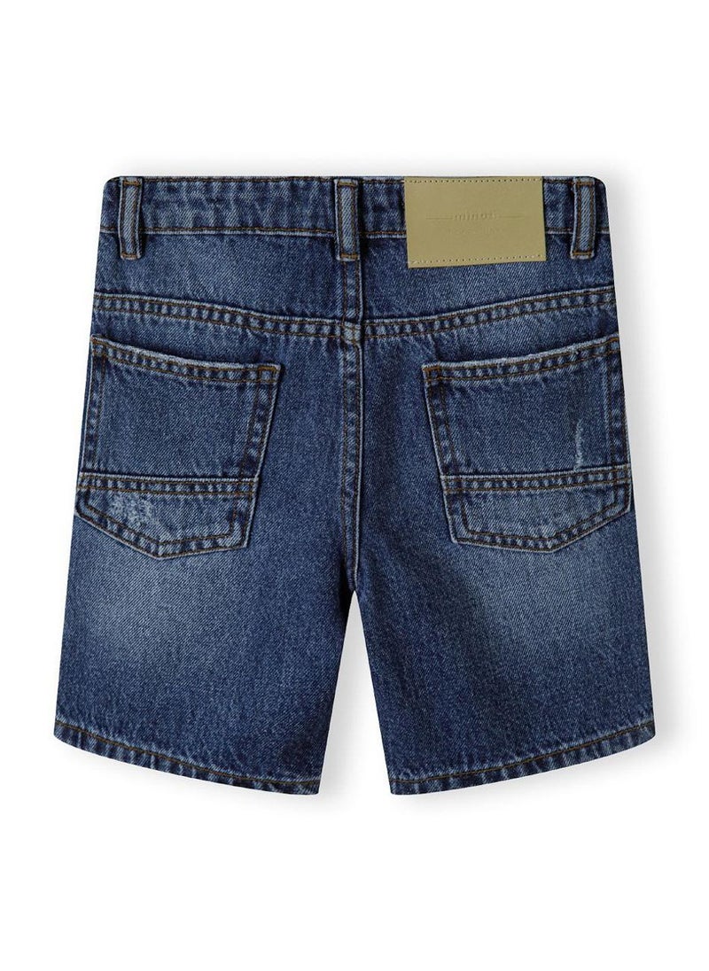 MINOTI Teen Distressed Denim Shorts - Image 2