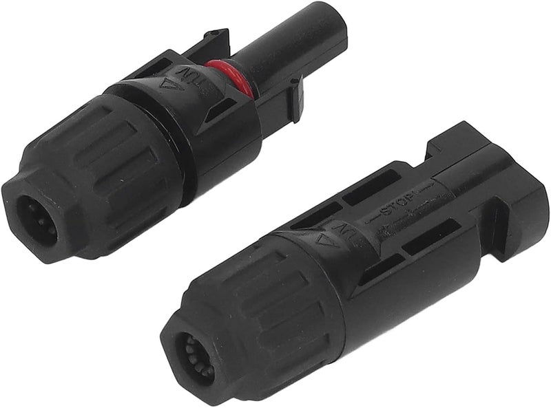 موصل الألواح الشمسية 10 أزواج، IP67 DC1000V 30A موصل كابل كهروضوئي مع أطراف عصر، ذكر وأنثى لمصفوفات الألواح الكهروضوئية - Image 2