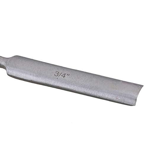 CNBTR Carbon Steel Carving Firmer Gouge Semicircle Wood Chisel Set DIY Woodworking Handle Carpentry Tools Pack of 4 - Image 5