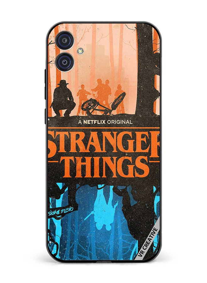 VR CREATIVE Protective Case Cover For Samsung Galaxy M04/F04 Stranger Things Design Multicolour - Image 1