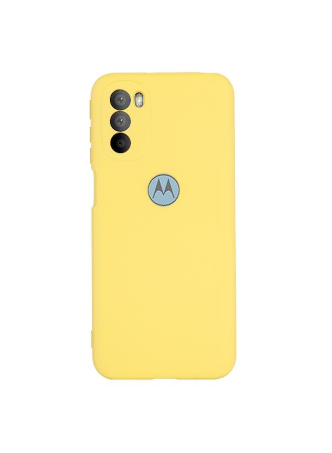 S-TOP Case For Motorola Moto G31 / G41 4G Pure Color Liquid Silicone Shockproof Full Coverage Phone Case - Image 3
