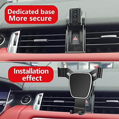 musttrue Car Phone Holder for 2018-2022 Land Rover Range Rover Sport Auto Accessories Navigation Bracket Interior Decoration Mobile Cell Phone Mount - Image 4