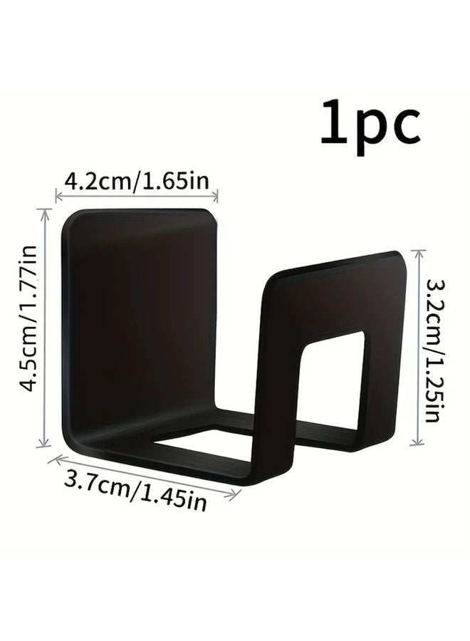 Black Stainless Steel Sponge Holder 2pcs No Drilling Sink Organizer Drain Rack - Image 5