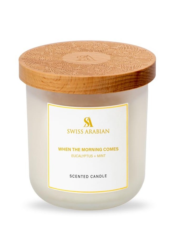 When the Morning Comes Scented Candle - Refreshing Eucalyptus & Mint Fragrance with Pine and Clove for an Energizing Start to Your Day - pzsku/ZFE80919D8018CB2228A7Z/45/_/1730445061/0715ddc2-6820-48d9-860e-b68c531b1dcd