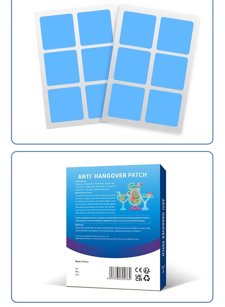 MQ anti hangover patch hangover patch 30 pieces/box - Image 3
