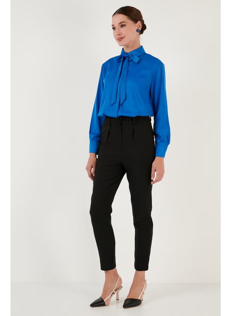Lela Regular Fit Lace Detailed Satin Shirt Women's Shirt 611GO00159 - Image 3
