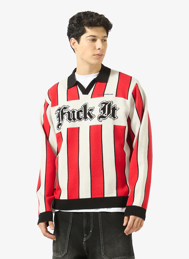 HUF MIDFIELD JERSEY SWEATER