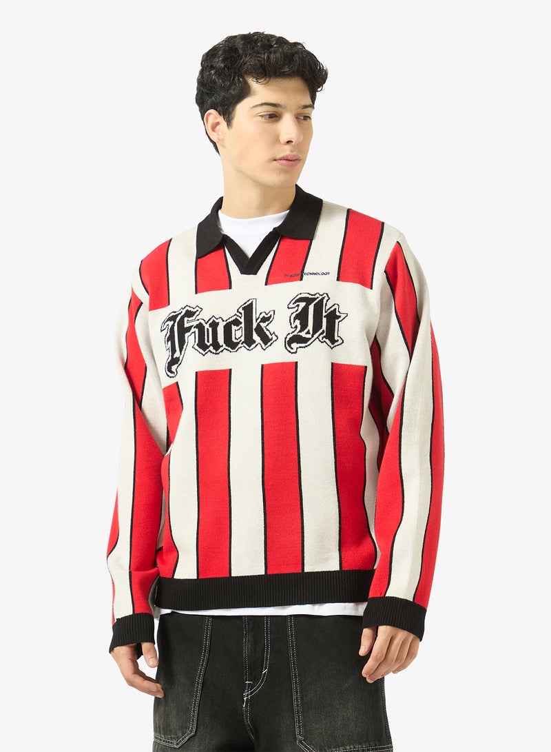 HUF MIDFIELD JERSEY SWEATER - Image 1