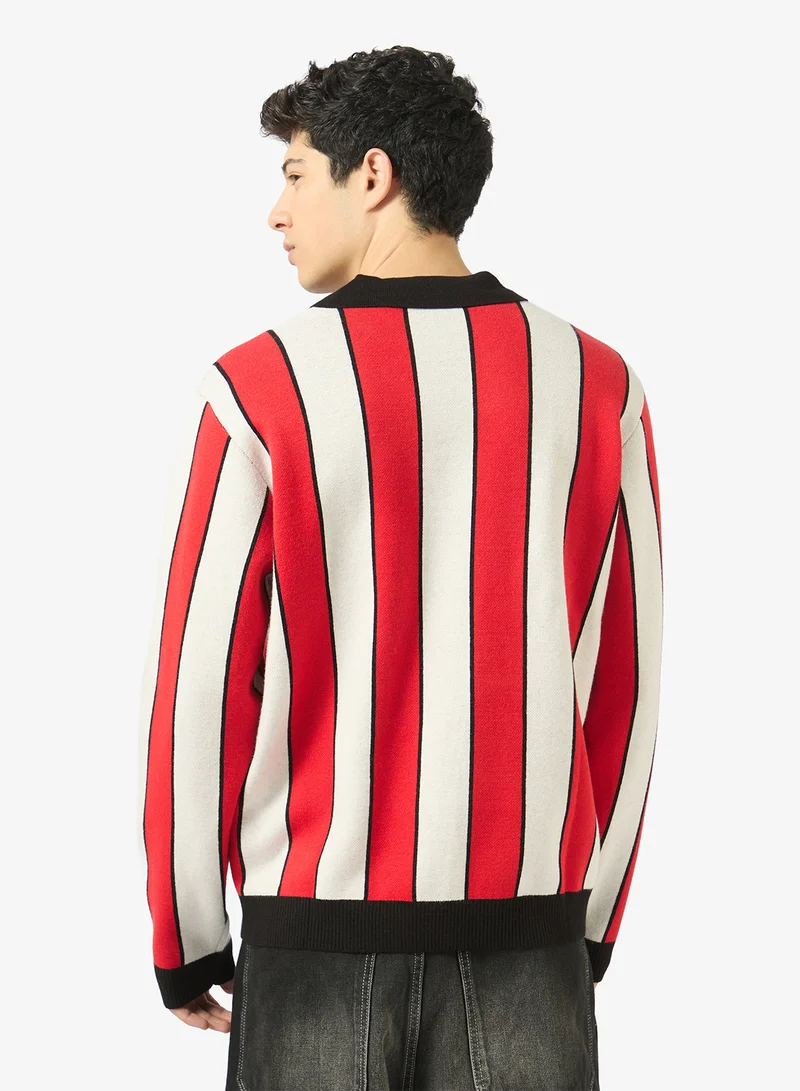 HUF MIDFIELD JERSEY SWEATER