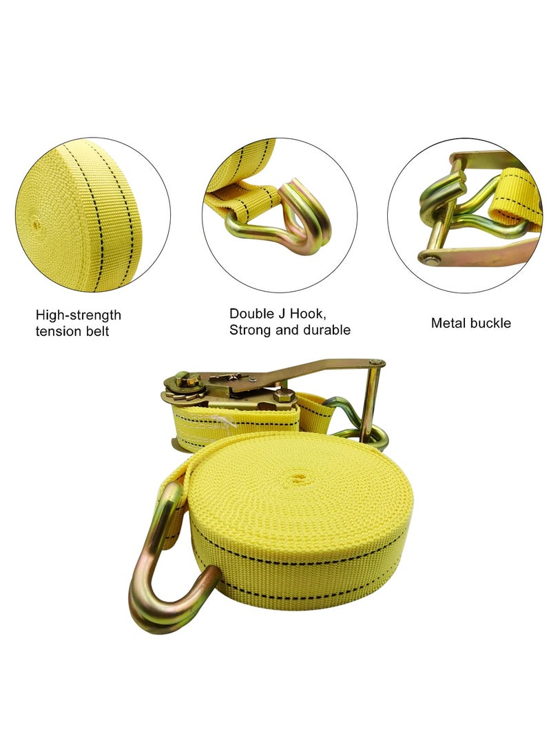 3XR Ratchet Tie Down Ratchet Strap 5 Ton Lashing Belt 50mm X 10 Meter - 3XR  - Image 5