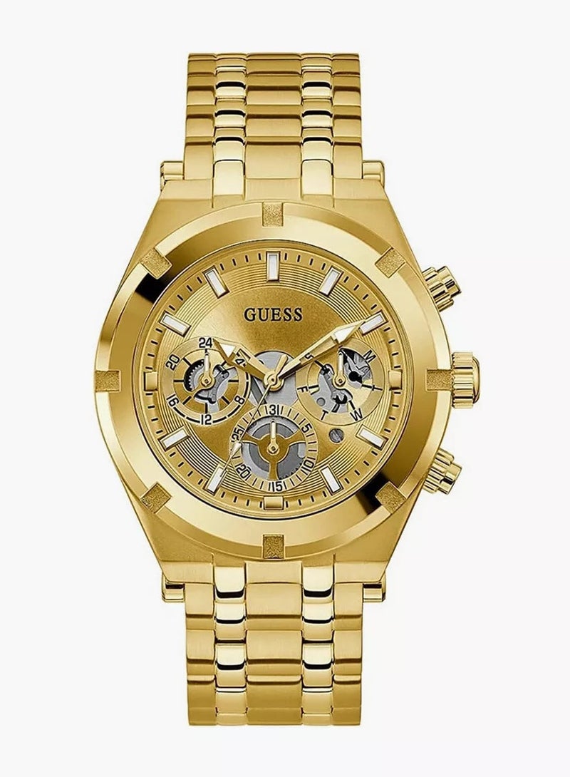 GUESS ساعة يد رجالية من الستانلس ستيل - GW0260G4 - 44 ملم - Image 1