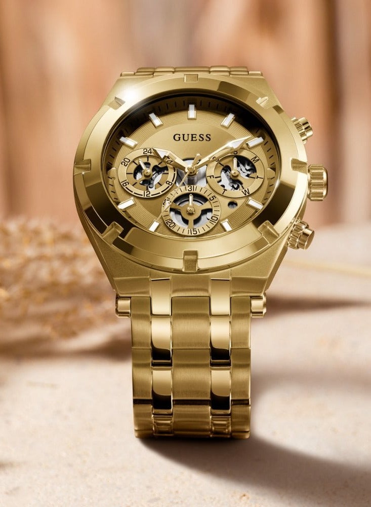 GUESS ساعة يد رجالية من الستانلس ستيل - GW0260G4 - 44 ملم - Image 5