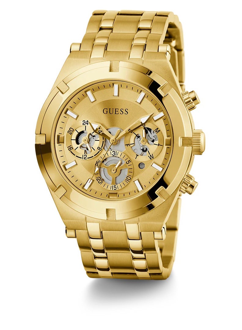 GUESS ساعة يد رجالية من الستانلس ستيل - GW0260G4 - 44 ملم - Image 2