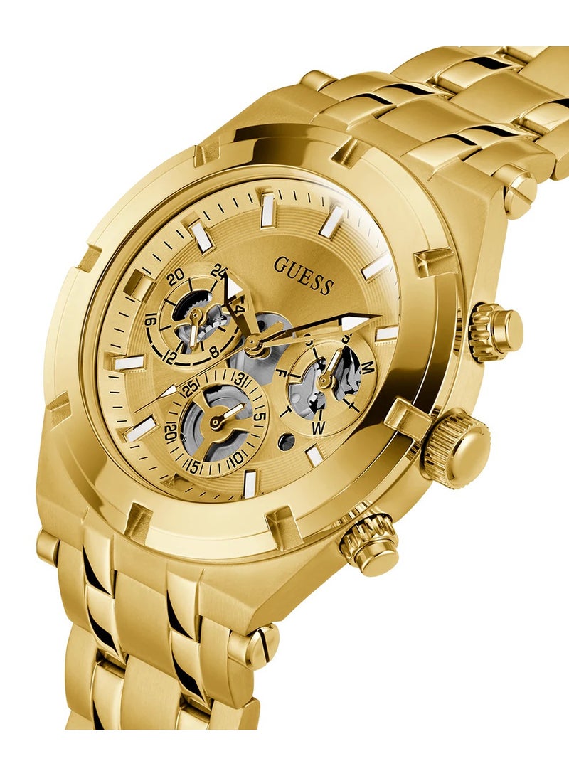 GUESS ساعة يد رجالية من الستانلس ستيل - GW0260G4 - 44 ملم - Image 3