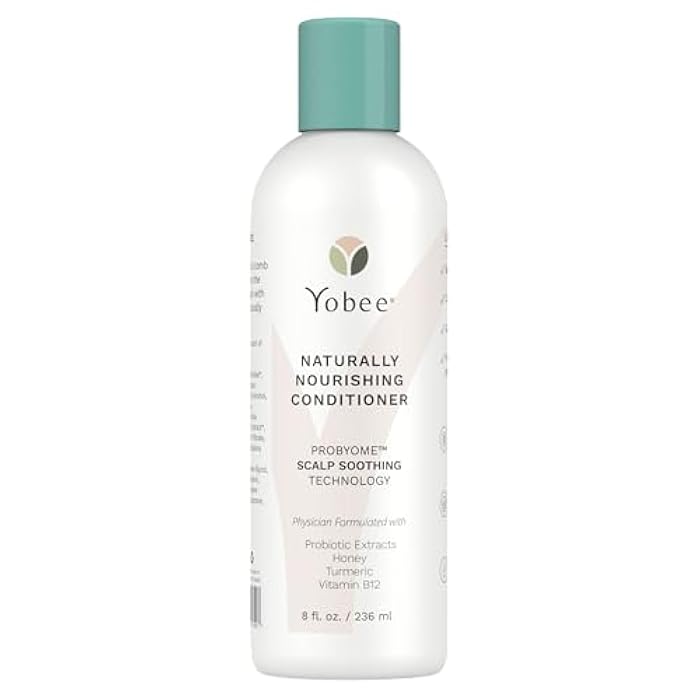 Yobee Hair Conditioner - Dry, Itchy Scalp & Dandruff Relief - Hydrating with Para Probiotics, Organic Honey, Turmeric, Vitamin B12, Coconut & Avocado Oil - Adults & Children | Doctor Formulated - Image 1