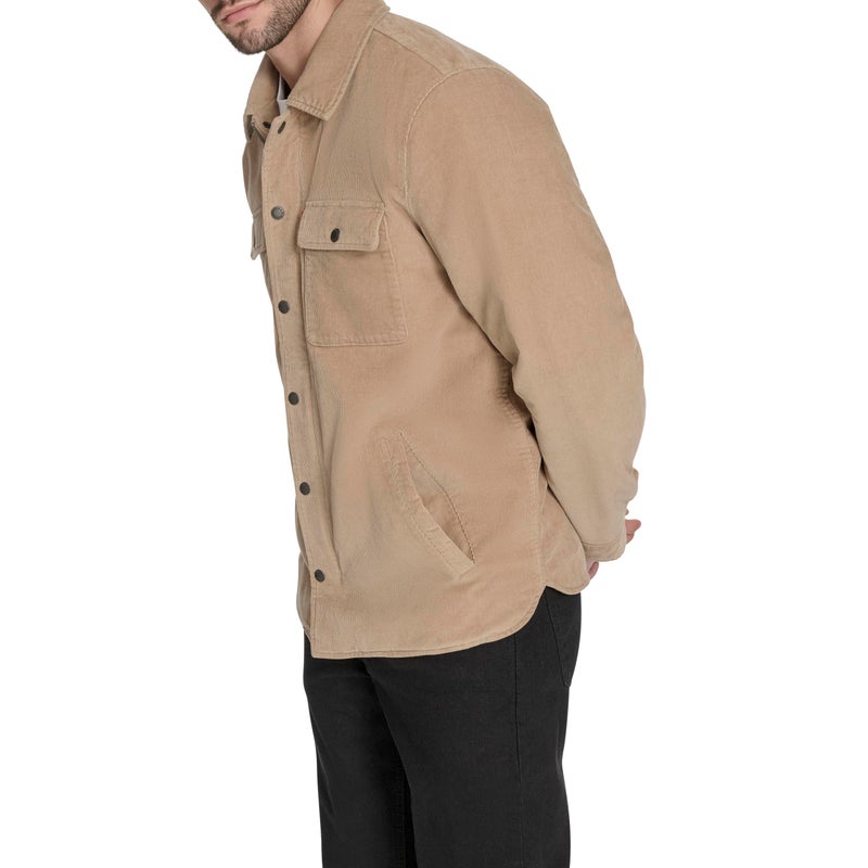 Levi's Men's Corduroy Shirt Jacket, True Tan Filled, Large - Image 3