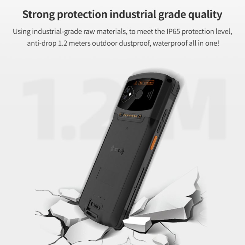 Handheld Pda 5.7-Inch Lcd Touchscreen 8-Core Android 12.0 4Gb+64Gb - Professional 2D Barcode Scanning Portable Data Terminal for Indoor Outdoor Business Operations - Image 3