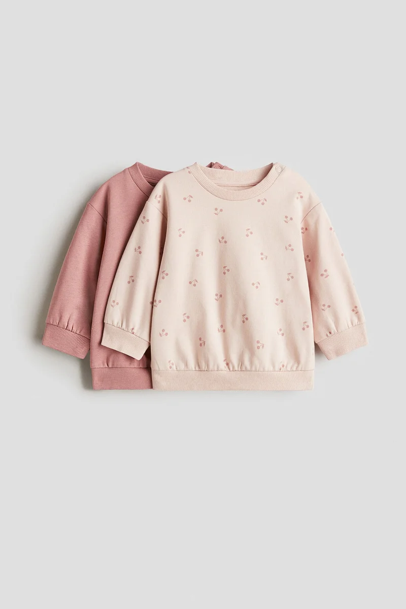H&M 2-pack cotton sweatshirts