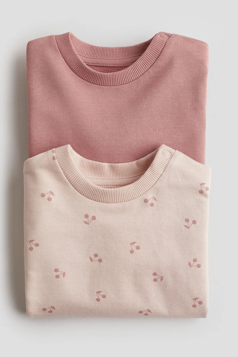 H&M 2-pack cotton sweatshirts