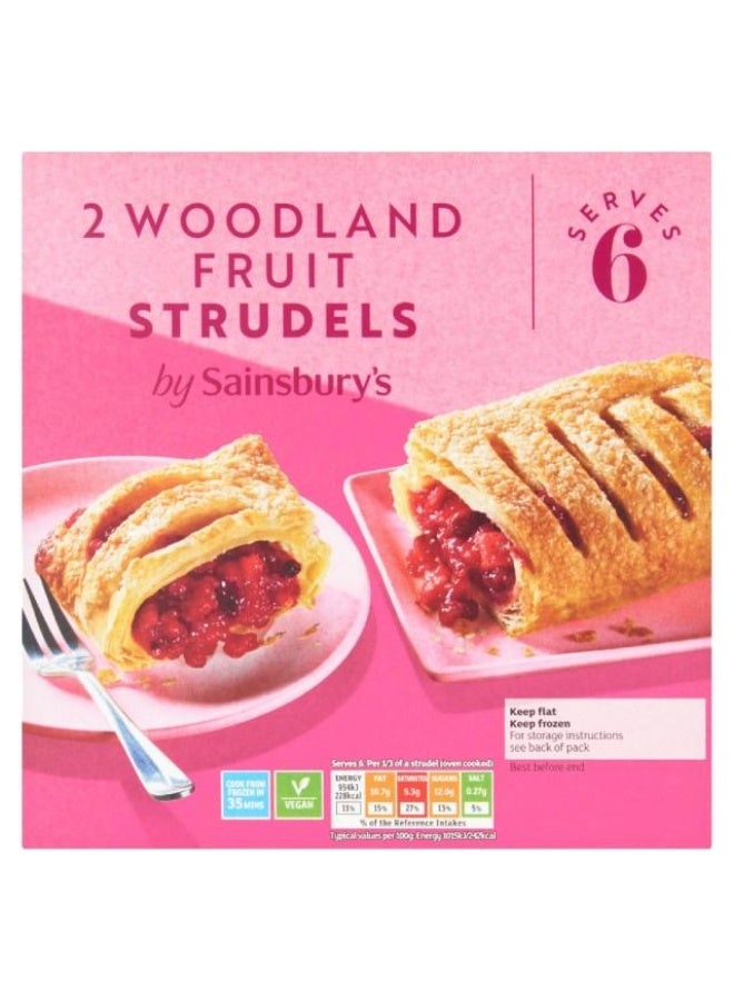 Woodland Strudel, Fruit - 600g, UK
