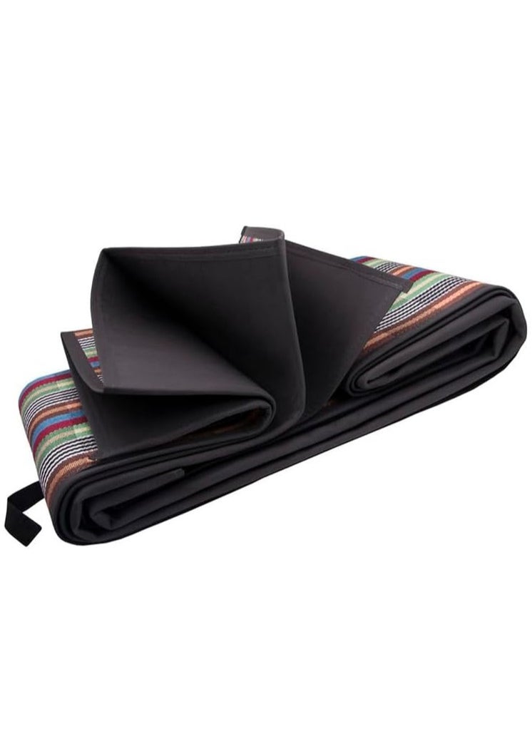 GO2CAMPS Foldable Camping Mat (3x4 Mtr) Outdoor Picnic Rug Water Proof | Travel Mat | Sadu Mat | Majlis Mat | Outdoor Camping Mat | Camping Carpet | Beach Mat | Sadu Carpet | Picnic Mat Multicolour  - Image 2