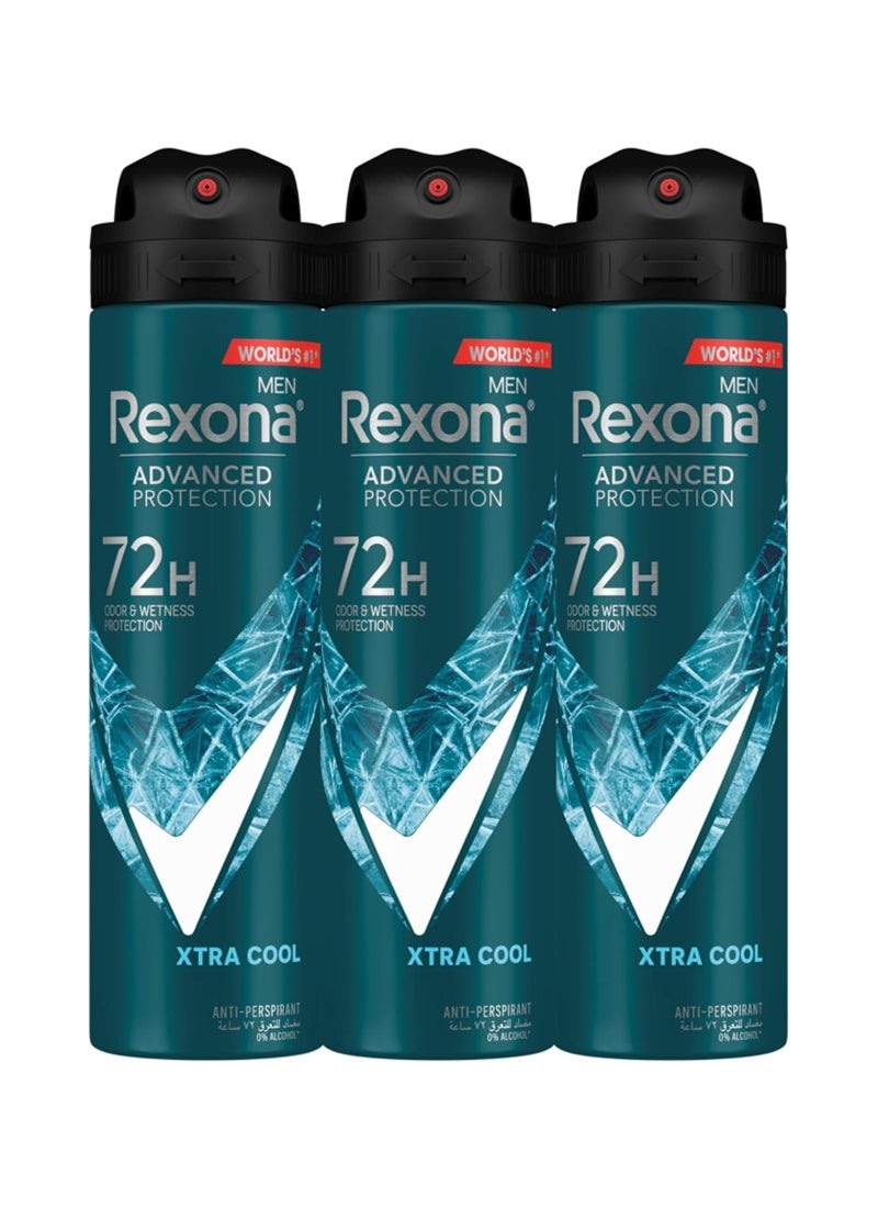 Rexona Advanced Protection Antiperspirant Xtra Cool Deodorant Spray for Men - Image 1